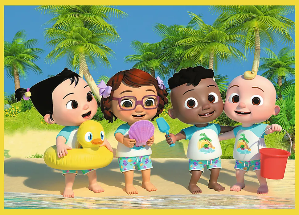 Puzzle Cocomelon 4v1: Conheça os personagens