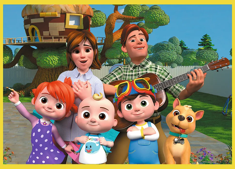 Puzzle Cocomelon 4v1: Conheça os personagens