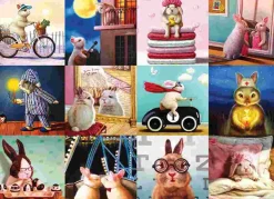 Puzzle Coelhinhos engraçados
