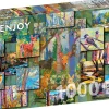Puzzle Colagem da floresta