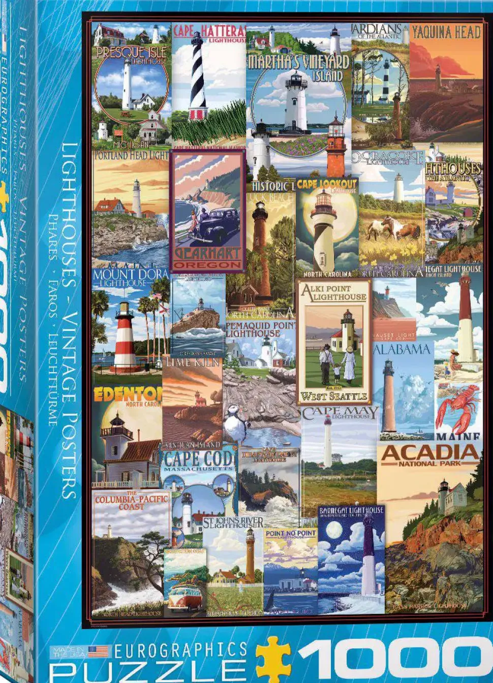 Puzzle Colagem de faróis