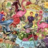 Puzzle Colagem de jardim