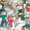 Puzzle Colina de Muitos Bonecos de Neve