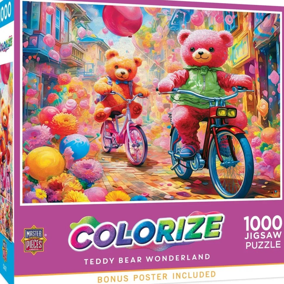 Puzzle Colorize - Ursinho das maravilhas