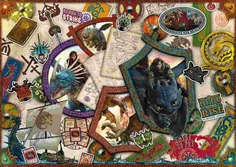 Puzzle Como treinar o seu dragão
