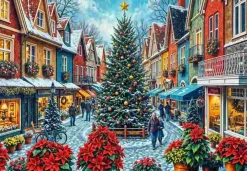 Puzzle Compras na Praça da Cidade do Natal