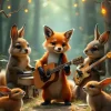 Puzzle Concerto na floresta