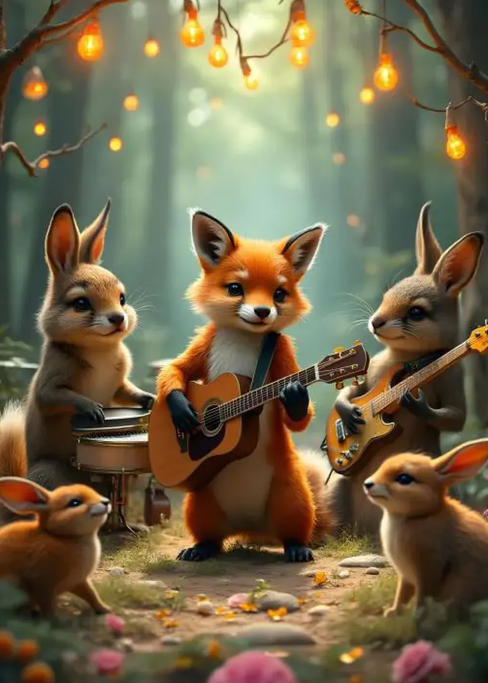 Puzzle Concerto na floresta