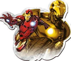 Puzzle Contour Brave Iron Man madeira