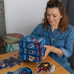 Puzzle Contour Brave Iron Man madeira