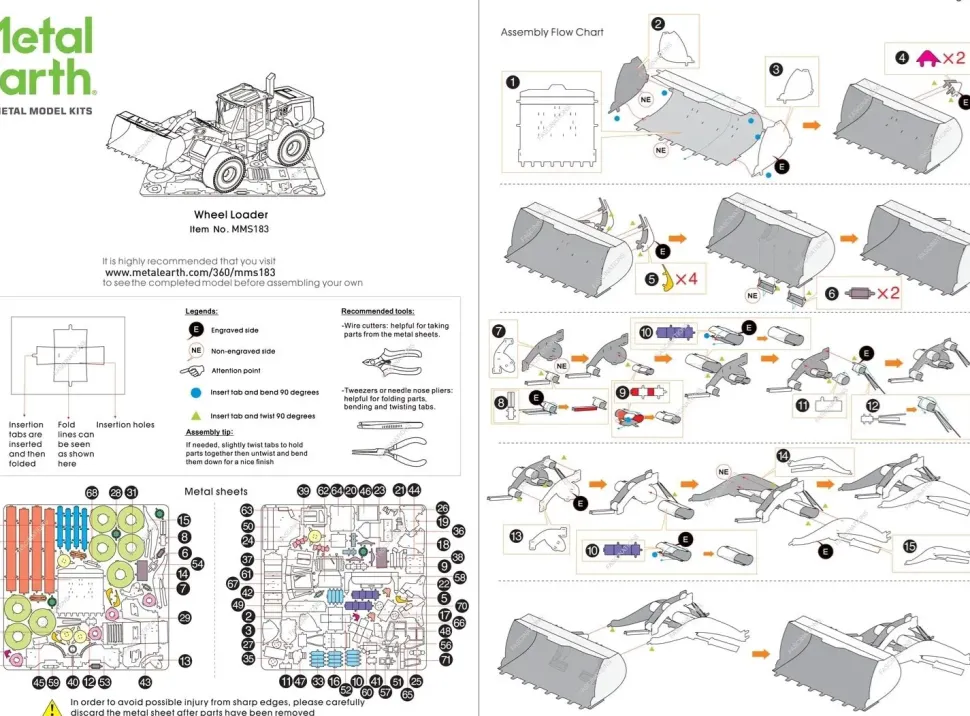 Puzzle Cor da carregadeira de rodas