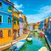 Puzzle Cores de Burano, Itália