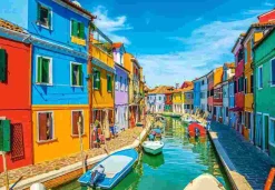 Puzzle Cores de Burano, Itália