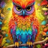 Puzzle Coruja outonal