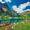 Puzzle Czarny Staw pod Rysami, Tatras, Polónia
