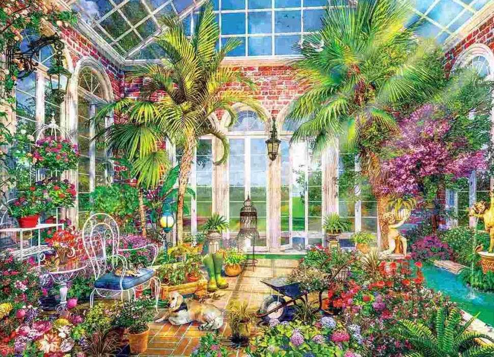 Puzzle Davison: Jardim de vidro