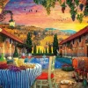 Puzzle Davison: Pôr do sol na Toscana