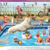 Puzzle Dia louco na piscina