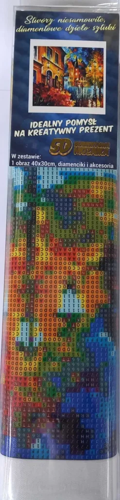 Puzzle Diamond Painting carro esporte rosa 30x40cm