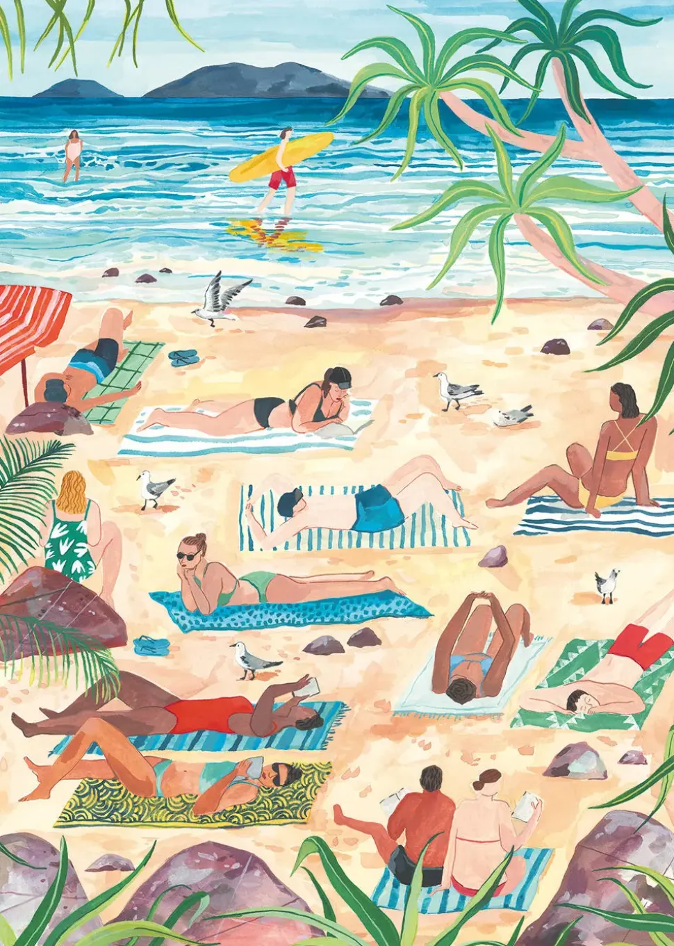 Puzzle Dia na praia