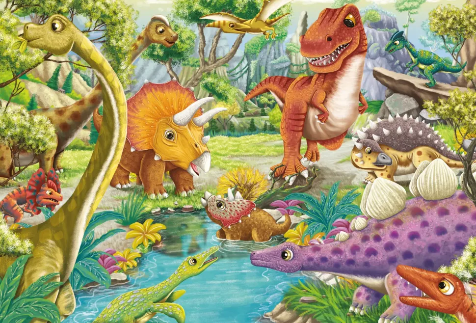 Puzzle Diversão Dinossauro