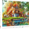 Puzzle Dominic Davison: casa de campo à beira do rio