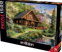 Puzzle Dominic Davison: casa de cabana de madeira