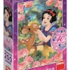 Puzzle Donzela de neve com cervo 200 diamante