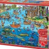Puzzle DoodleTown: foi pescar