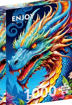 Puzzle Dragão azul