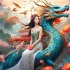 Puzzle Dragão Azul