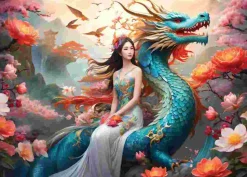 Puzzle Dragão Azul