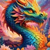 Puzzle Dragão colorido