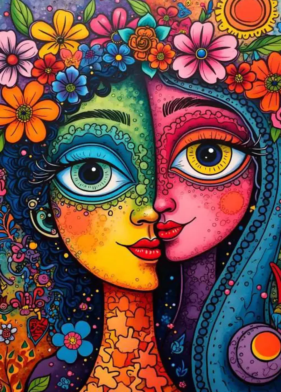 Puzzle Duo colorido