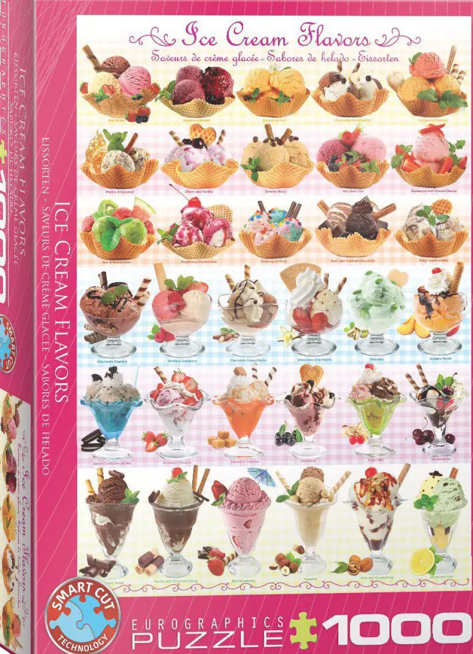 Puzzle Eis sorten