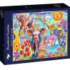 Puzzle Elefantes no Jardim