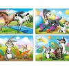 Puzzle 4 em 1 mães e bebês