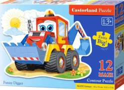 Puzzle Escavadeira hilariante