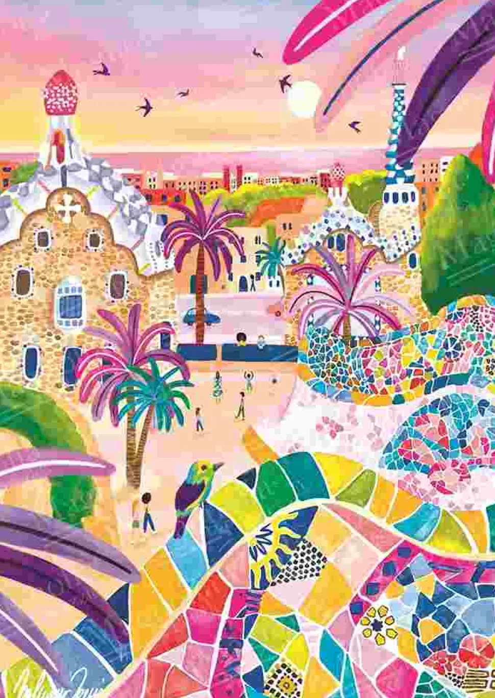 Puzzle Espanha: Parque Güell