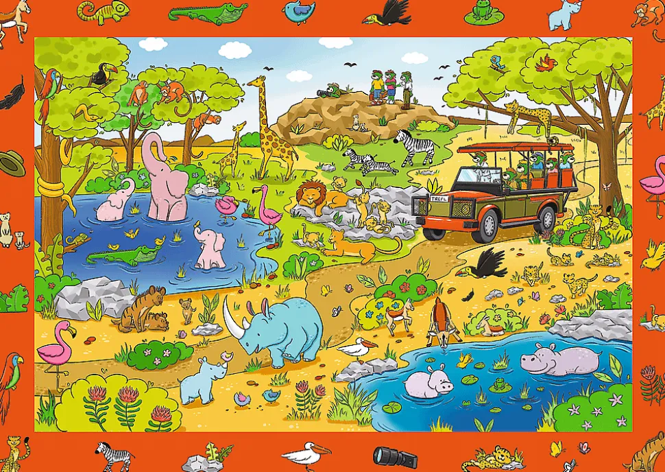 Puzzle Espião Safari