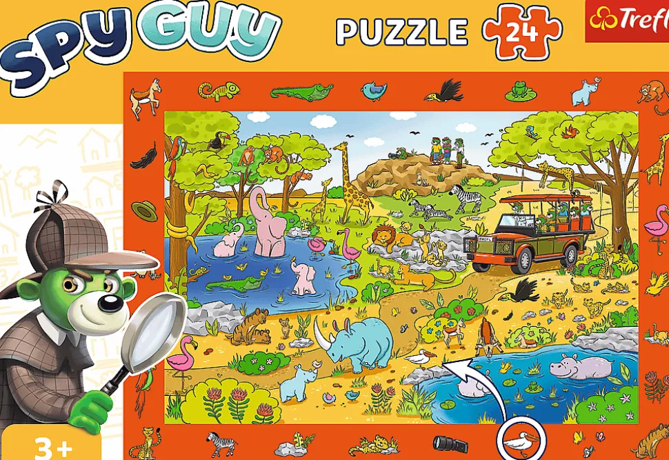 Puzzle Espião Safari