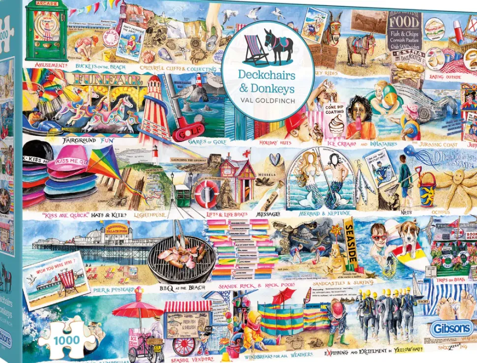 Puzzle Espreguiçadeiras e burros