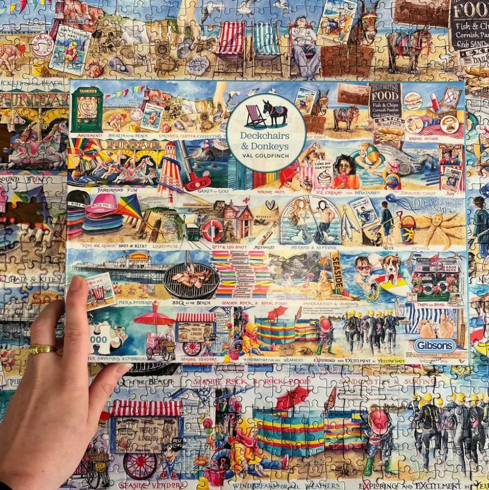 Puzzle Espreguiçadeiras e burros