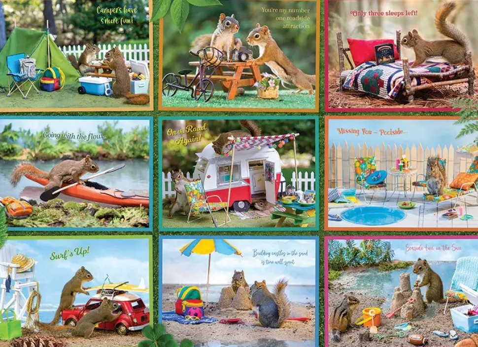 Puzzle Esquilos em Férias