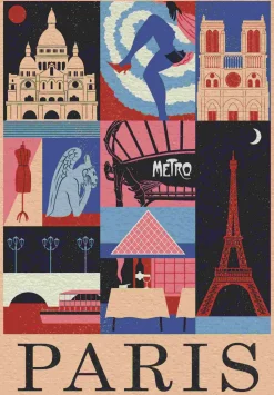 Puzzle Estilo na Cidade, Paris