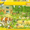 Puzzle Famílias de animais na fazenda