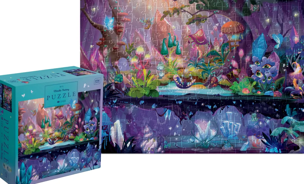 Puzzle Fantasia Metálica: Floresta Mágica