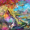 Puzzle Festival do Castelo de outono