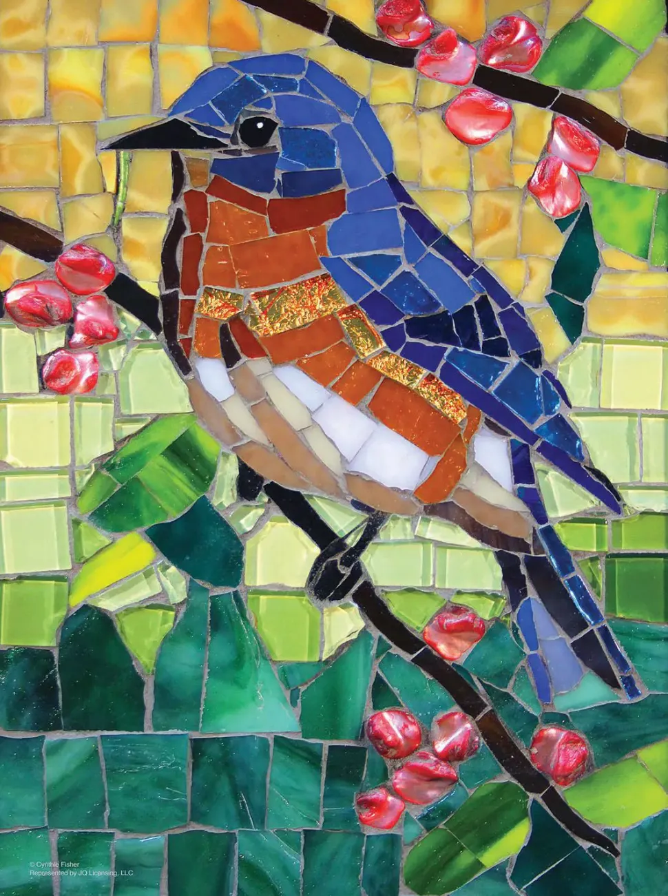 Puzzle Fisher - Bluebird Vitral