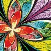 Puzzle Flor colorida